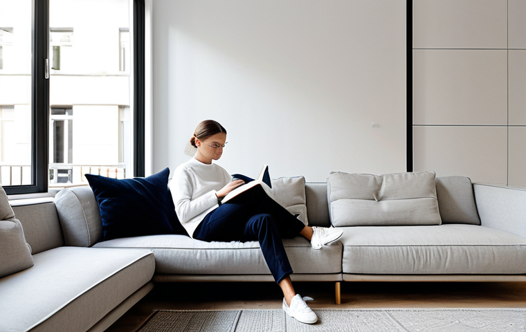 벨기에 은행 계좌 개설 - **A professional businesswoman in a modest business suit, standing in front of the Berlaymont buildi...