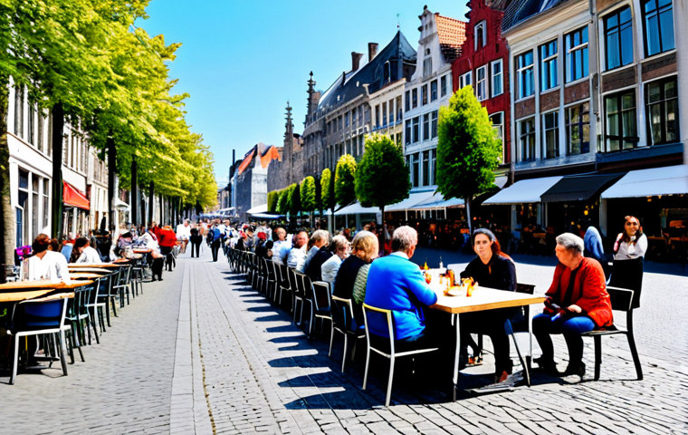 벨기에 은행 계좌 개설 - **A modern apartment interior in Antwerp, featuring minimalist design and natural light, with a full...