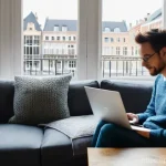 벨기에 생활 물가 - **Prompt 1: Cozy Belgian Apartment Life - The Search for Home**
    "A candid shot of a young adult,...