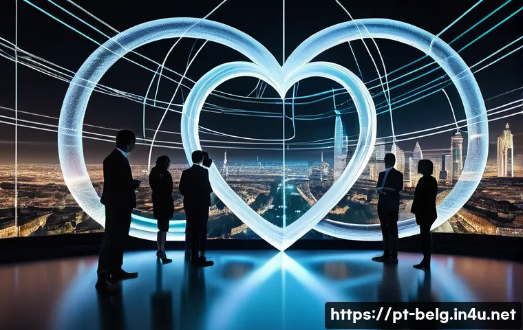 벨기에 IT 기업 - **Prompt 1: "Digital Heart of Europe"**
    "A vibrant, high-angle shot showcasing a futuristic city...